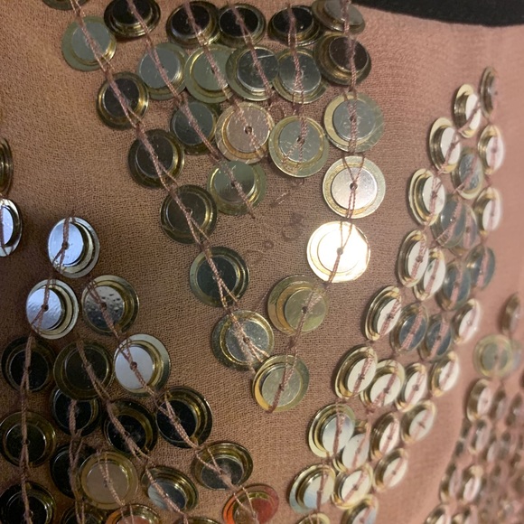 TopShop Bandage Dress w/ Sequinned Blush Blouse - Picture 16 of 16